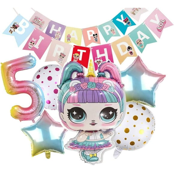9PC LOL SURPRISE DOLL BIRTHDAY PARTY BALLOON BALLOONS PINK BABY GIRL SUPPLIES 9PC LOL SURPRISE DOLL BIRTHDAY PARTY BALLOON BALLOONS PINK BABY GIRL SUPPLIES